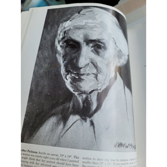 Vtg Acrylic Portrait Painting Softcover Book By Helen Van Wyk Made/Printed Japan - Picture 8 of 12